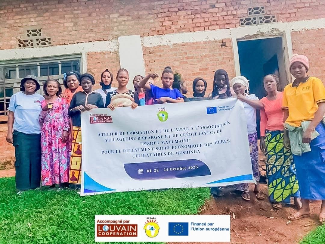 Projet Matumaini pour relèvement socio-économique des jeunes mères célibataires à Mushinga